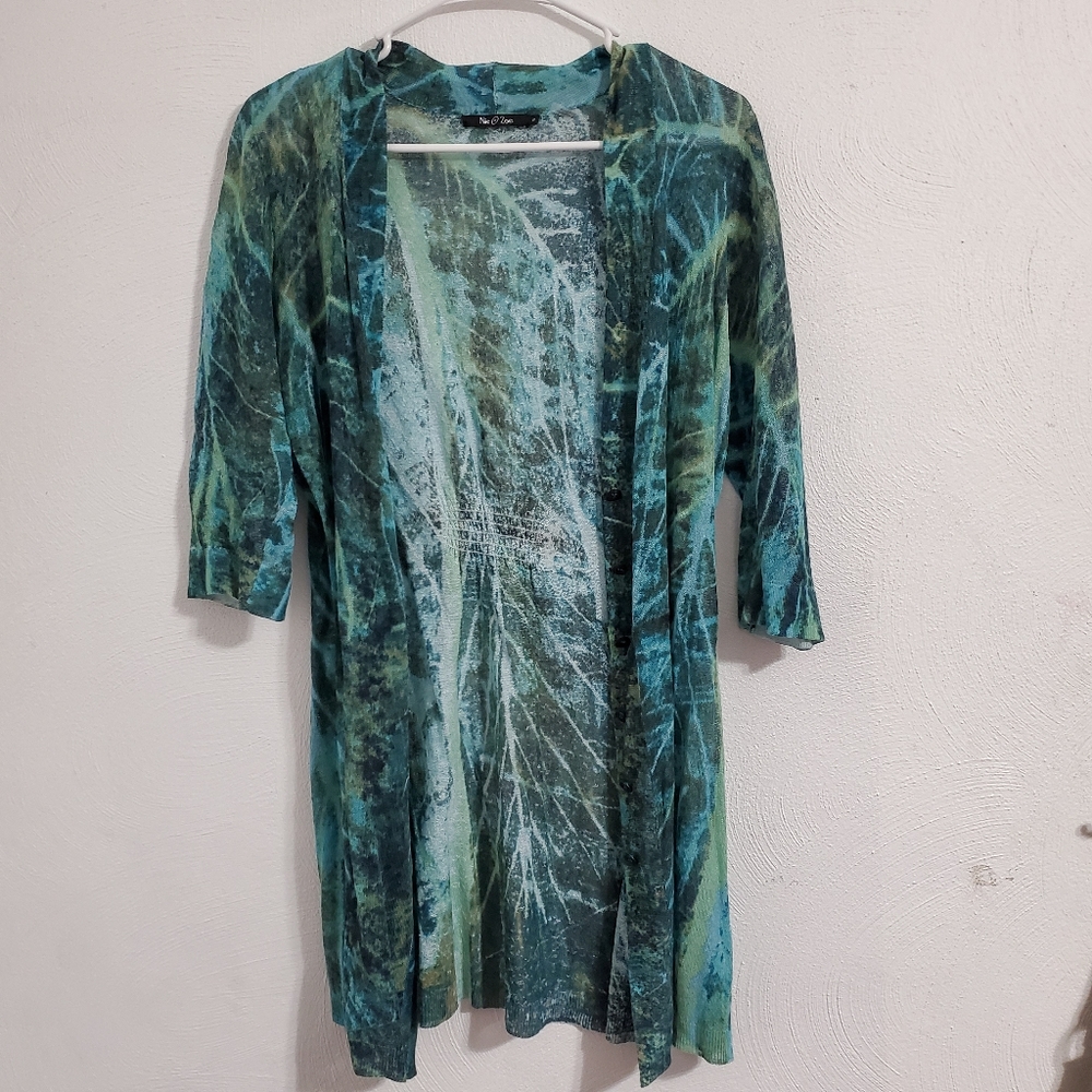 Nie+Zoe Lightweight Cardigan Size S